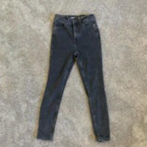 OLD NAVY high rise black jeans size 4